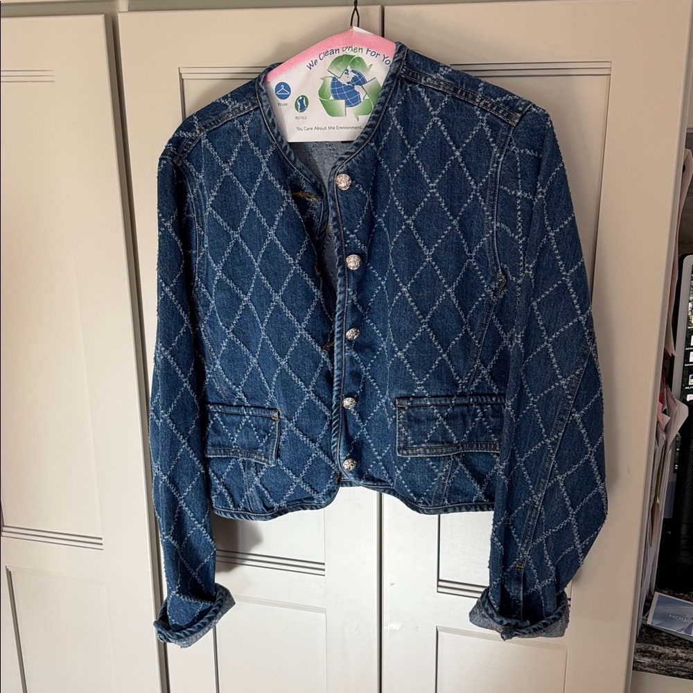 Veronica Beard Blue Jean Jacket